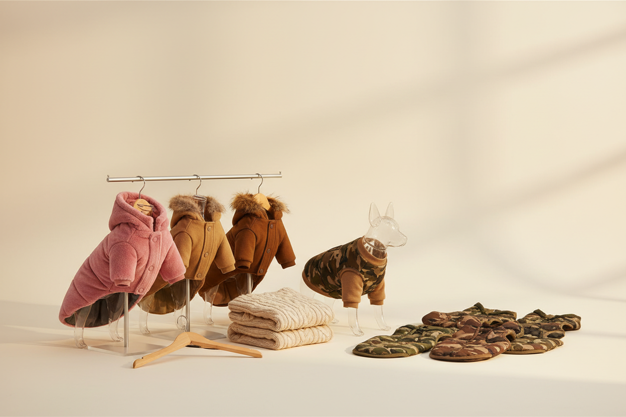 באנר נקי לביגוד כלבים