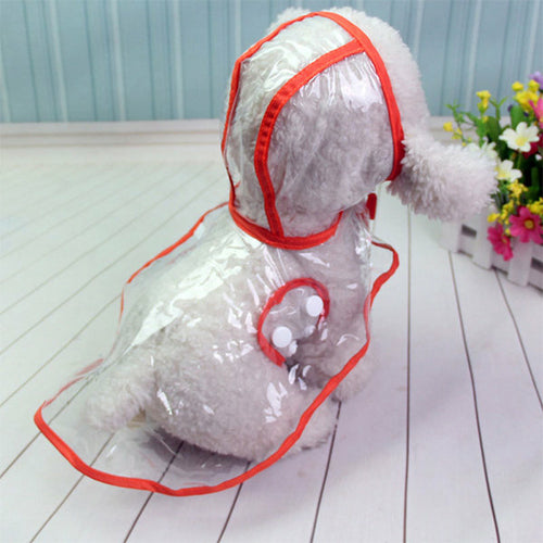 Transparent Dog Raincoat